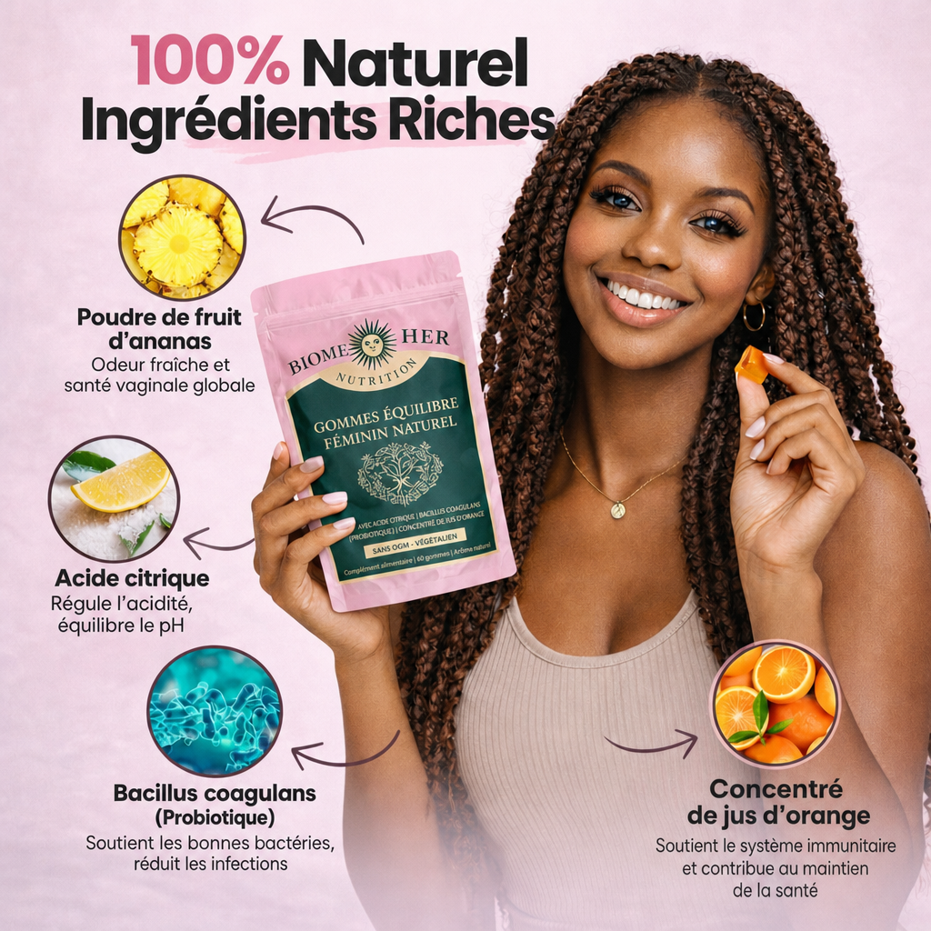 BiomeHer Probiotique pour la Santé Vaginale