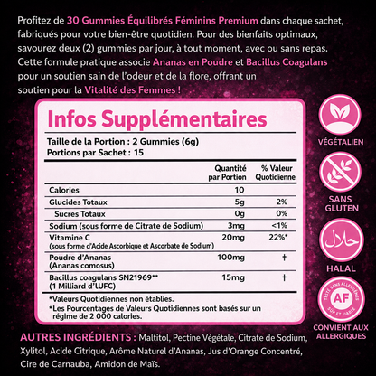 BiomeHer Probiotique pour la Santé Vaginale