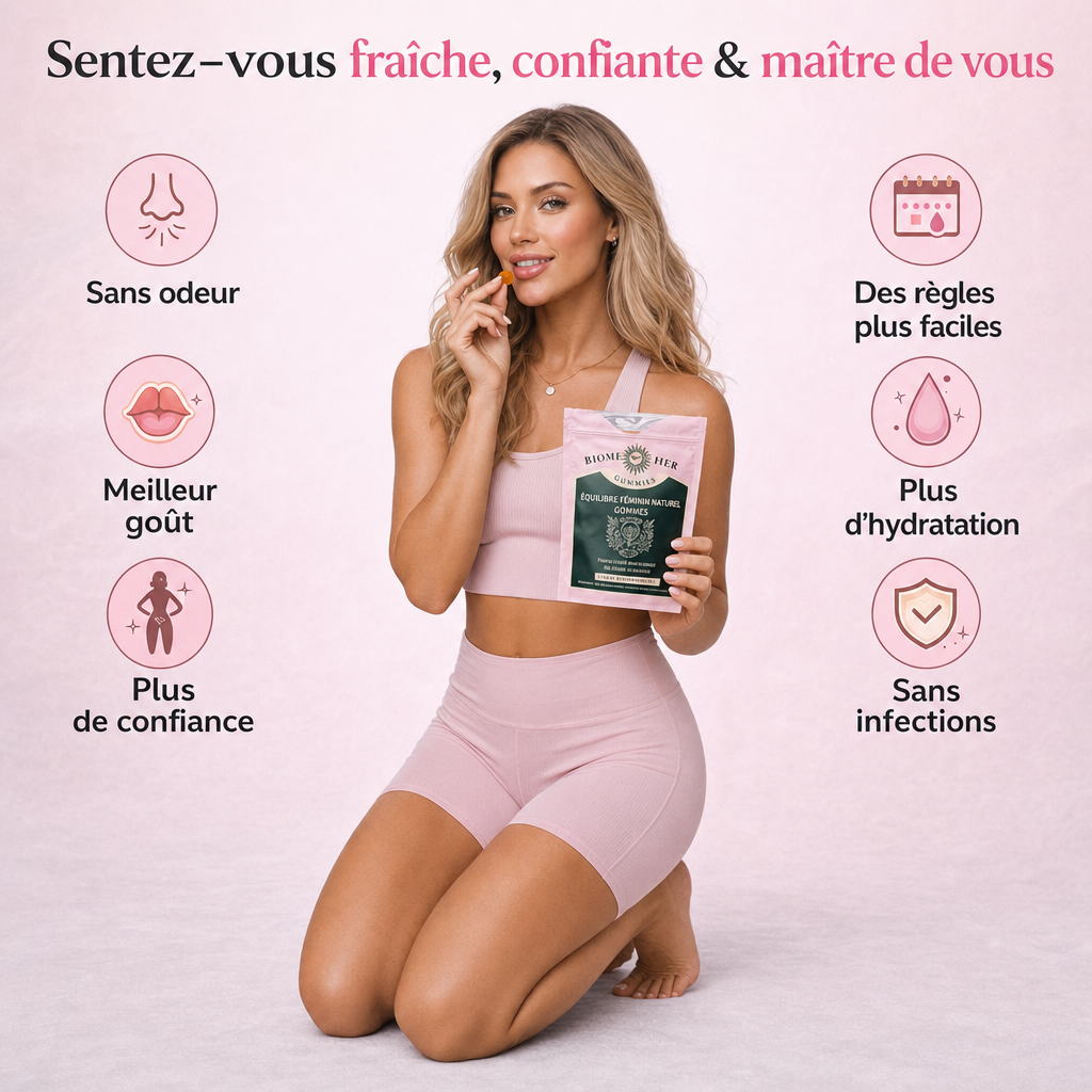BiomeHer Probiotique pour la Santé Vaginale